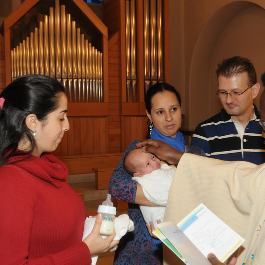 Baptême catholique, baptism Catholic Church